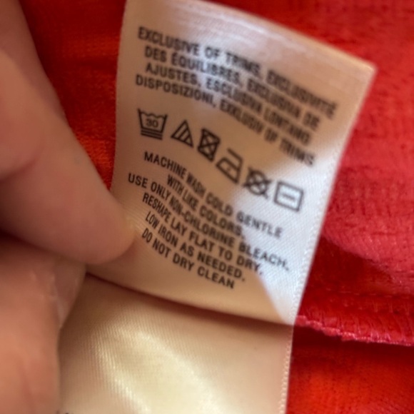 Anthropologie Maeve Coral Caye Scalloped Dress - Picture 6 of 8